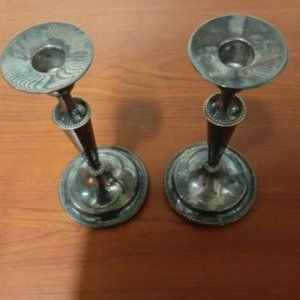 Pair of Keltum Metal Candleholders
